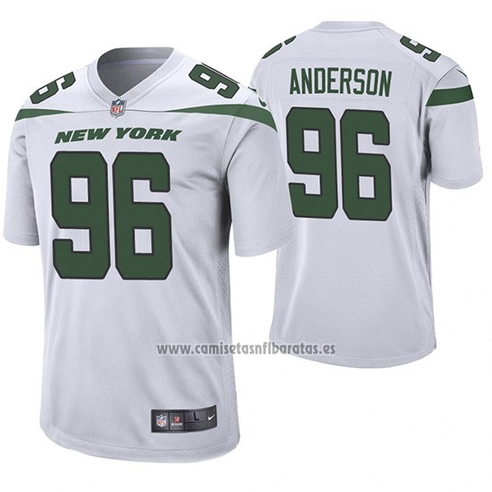 Camiseta NFL Game New York Jets Henry Anderson Blanco